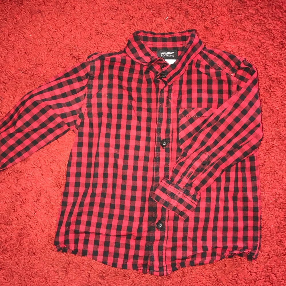 Long sleeve plaid shirt
